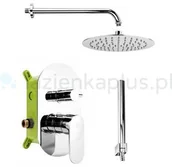 Baterie wannowe i prysznicowe - KFA Zestaw prysznicowy podtynkowy Halit 482950100 - miniaturka - grafika 1