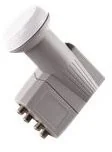 Schwaiger Konwerter satelitarny Quad LNB, Szary LNB4 - Konwertery satelitarne - miniaturka - grafika 2