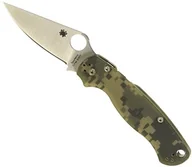 Survival - akcesoria - Spyderco Para Military, G-10 Digitial Camo Handle, Black Blade, Plain SC81GPCMOBK2-BRK - miniaturka - grafika 1