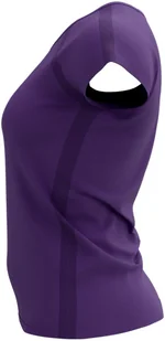 Compressport Koszulka biegowa damska z krótkim rękawem TRAINING T-SHIRT fioletowa - Bielizna sportowa damska - miniaturka - grafika 7