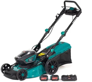 NAC Kosiarka LB-2B60-46-2x20V Akumulatorowa + 2 Akumulatory 6 Ah + Ładowarka podwójna - Kosiarki - miniaturka - grafika 3