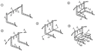 BenchK Poręcze do ćwiczeń i drążek do podciągania 2w1 D8 BenchK Pul Up Bar D8 - Poręcze i drążki do podciągania - miniaturka - grafika 10