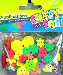 Ozdoba dekoracyjna - Guziki mix - Dekoratorstwo - miniaturka - grafika 3