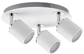 Lampy sufitowe - Paulmann 66719 Spotlight Tube IP44 barbakanie Max 3 X w GU10 230 V Metal 667.19 lampa sufitowa lampa LED reflektor lampa sufitowa chrom biały/ 66719 - miniaturka - grafika 1