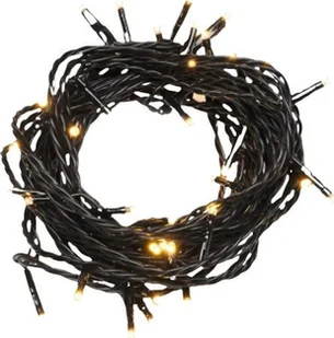 Konstsmide 3611-800 łańcuch świetlny mikro LED, zewnętrzny IP44, certyfikat VDE, 80 żółtych diod, kabel czarny, 24 V - Pozostałe oświetlenie - miniaturka - grafika 2
