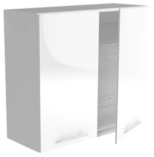 VENTO GC-80/72 szafka górna z ociekaczem, front: biały V-UA-VENTO-GC-80/72-BIAŁY - Szafki kuchenne - miniaturka - grafika 2