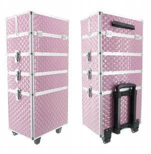 Kuferek kosmetyczny walizka XXL troley na kółkach - Kosmetyczki, organizery i kuferki - miniaturka - grafika 2