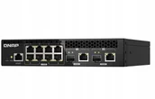 Switche - Qnap QSW-M2108R-2C Przełącznik 10GbE SFP+/RJ45 - miniaturka - grafika 1