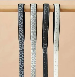 Hunter SMYCZ PRZEPINANA DLA PSA CONVENIENCE REFLECT STARS CZARNA dł 200 szer 1,5cm - Smycze dla psów - miniaturka - grafika 3