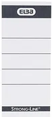 Segregatory - Elba 400087754 tabliczki informacyjne "Strong-Line" i "mycolour" grzbietowych do segregatorów, krótkie, szerokości z kartonu 250 G/M, 10 sztuk, białe 400087754 - miniaturka - grafika 1