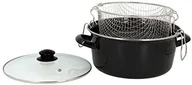 Patelnie - Util'Home Sortez le contenu de l'enveloppe 'home 3645580 frytkownica, ze stali nierdzewnej, 26 cm, w kolorze czarnym 3645580 - miniaturka - grafika 1