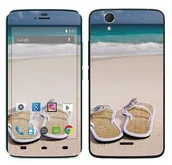 Etui i futerały do telefonów - Wiko Royal Sticker Royal tatuaż ścienny RS. 107998 samoprzylepny do Birdy z motywem plaży w kobietach RS.107998 - miniaturka - grafika 1