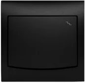 Gniazdka elektryczne - Berker schodowy Vega czarny P-3V.CZ - miniaturka - grafika 1