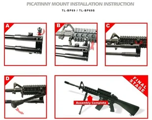 Leapers Bipod składany z montażem TL-BP69S) 072-000 - Lunety i akcesoria - miniaturka - grafika 5