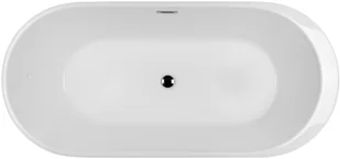 Corsan Wanna wolnostojąca E042 Reno 170 z wykończeniem białym 649155 - Wanny - miniaturka - grafika 5