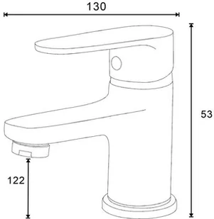 Kuchinox Pana BKN 022D - Baterie umywalkowe - miniaturka - grafika 4