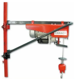 Vidaxl 081 08172283 elektryczna linowa budowlana Minor P-200 + Wysoki maszt + Ramie robocze udźwig 200 kg) 72283-uniw - Wciągarki - miniaturka - grafika 3