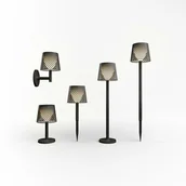 Lampy ogrodowe - Solar New Garden NEW GARDEN lampa ogrodowa GRETA NEGRO 5in1 czarna LED LUMGRE080NXSWNW - miniaturka - grafika 1