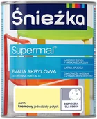 Emalie - ŚNIEŻKA ŚNIEŻKA SUPERMAL EMALIA AKRYLOWA A405 KREMOWY POŁYSK 0,8L - miniaturka - grafika 1