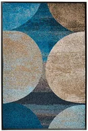 Wycieraczki - wash+dry Wycieraczka wash + dry brązowo-petrol rozmiar 50 x 75 cm (014310) - miniaturka - grafika 1