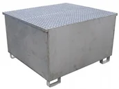 Pojemniki przemysłowe - Producent Green Service Wanna Wychwytowa - 1000 L. - Na 1 Pojemnik Ibc Cynk 115 Cm X 130 Cm X 78 Cm Powyżej 500 L. 1 Pojemnik Ibc Stal Ocynkowna Nie - miniaturka - grafika 1