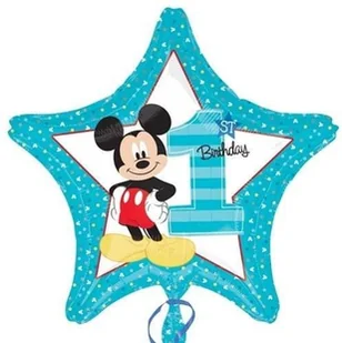 Amscan Balon foliowy Miki 1-urodziny - Urodziny dziecka - miniaturka - grafika 5