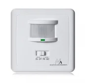 Czujniki ruchu i zmierzchu - Maclean Czujnik ruchu i dźwięku MCE18 ścienny pir + mic MCE18 - miniaturka - grafika 1