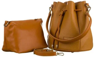 David Jones Niewielka torebka damska worek z troczkiem i insertem - Torebki damskie - miniaturka - grafika 5