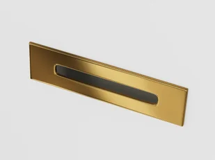 Corsan Wanna wolnostojąca Estella 160 cm z wykończeniem złotym S-302LGL - Wanny - miniaturka - grafika 8