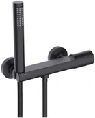 Baterie wannowe i prysznicowe - Valvex Bateria prysznicowa czarna Click On - miniaturka - grafika 1