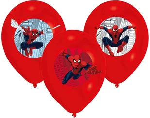 AMSCAN Spider-Man balony z kolorowym nadrukiem 6 szt - Kinder party - miniaturka - grafika 4