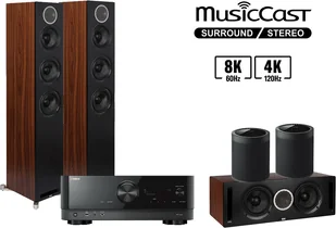 Kino domowe Yamaha RX-V4A + Debut Reference F5 + Debut Reference C5 + 2x MusicCast 20 - Kino domowe Kino domowe Yamaha RX-V4A + Debut Reference F5 + Debut Reference C5 + 2x MusicCast 20 - Kino domowe - miniaturka - grafika 1