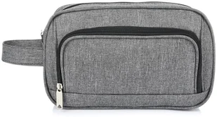 Beltimore Beltimore szara kosmetyczka podróżna premium R27 - Kosmetyczki, organizery i kuferki - miniaturka - grafika 2