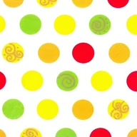 Folia, papier śniadaniowy, serwetki - Papstar 11374 serwetki 1 kartonie z 10 X 20 sztuki, 3-warstwowe, 1/4 składane, 33 x 33 cm "Balls" 11374 - miniaturka - grafika 1