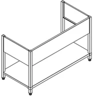 Zlewy i komory gospodarcze - Franke Stelaż rozłożony MAXF140-70 - miniaturka - grafika 1