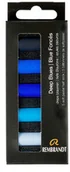 Kredki, ołówki, pastele i pisaki - Talens Rembrandt Soft Pastels Deep Blues Set 31820523 - miniaturka - grafika 1