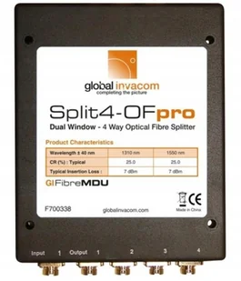 Invacom Global Splitter optyczny 1x4 Split4-OF pro - Akcesoria TV-SAT - miniaturka - grafika 2