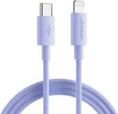 Kable USB - Joyroom wytrzymały kabel USB Typ C - Lightning do szybkiego ładowania / transmisji danych 20W 2m fioletowy (S-2024M13) S-2024M13 - miniaturka - grafika 1