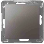 Wyłączniki światła i elektryczne - LEDart 1-biegunowy Ospel Impresja ŁP-1Y/m/23, bez ramki, kolor tytan - miniaturka - grafika 1