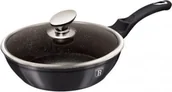 Patelnie - NoName Patelnia patelnia Carbon Pro 24 cm aluminiowa czarna twm_941318 - miniaturka - grafika 1