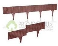 Ogrodzenia - Prosperplast Obrzeże trawnikowe GARDEN BORDER IBRA brązowe - miniaturka - grafika 1