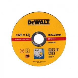 DeWalt DT43902 Tarcza Do Cięcia Metalu 125x1,0mm - Tarcze do pił - miniaturka - grafika 2