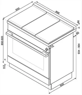Kuchenka elektryczna Smeg Portofino CPF9IPAN - Kuchenki elektryczne - miniaturka - grafika 3