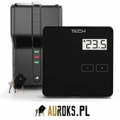 Regulatory i termostaty - Tech REGULATOR POKOJOWY DWUSTANOWY ST-294 V2 BEZPRZEWODOWY CZARNY STEROWNIKI - miniaturka - grafika 1