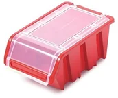 Pozostałe wyposażenie warsztatu - Prosperplast Pojemnik Magazynowy Truck Plus NPKL6 Z Klapką Czerwony PPNPKL6-R444 - miniaturka - grafika 1