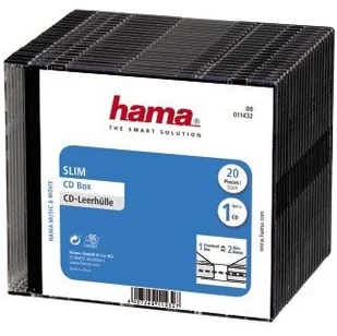 HAMA Pudełko CD Slim 20 szt 11432 11432 - Akcesoria car audio - miniaturka - grafika 3