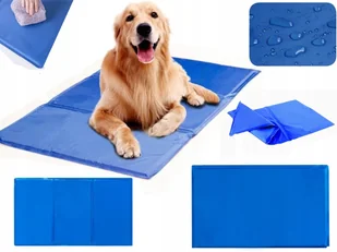 Duża Mata Chłodząca dla Zwierząt Legowisko 90x50cm - Legowiska dla psów - miniaturka - grafika 4