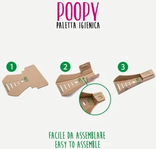 Pipikat Łopatka kartonowa Poppy 3szt 47325-uniw - Żwirek dla kotów - miniaturka - grafika 3