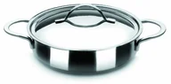 Rondle - Ibili Noah garnek do gotowania, okrągły płaski stal nierdzewna, z pokrywką 605322 - miniaturka - grafika 1