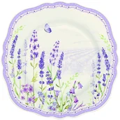 Talerze - Nuova Cer Easy life r2s PORCELANOWY TALERZ DESEROWY - Lawendowa Łąka (1176 LAVF) 1176 LAVF - miniaturka - grafika 1